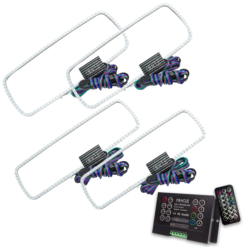 Ford Excursion Headlight Halo Kit - ORACLE Lighting - ColorSHIFT 2.0 Controller - ColorSHIFT - 2005 Ford Excursion Headlight Halo Kit - ORACLE Lighting - ColorSHIFT 2.0 Controller - ColorSHIFT - 2005